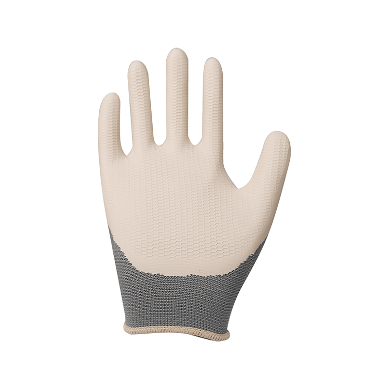 Poliester 13g dengan salutan lateks buih anti slip