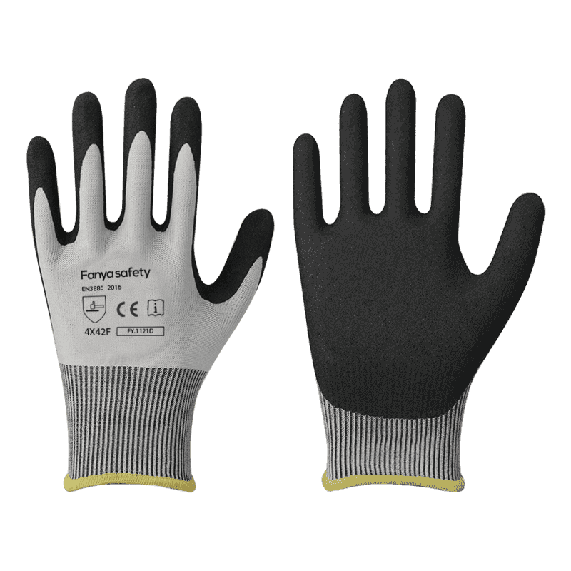 18G HPPE/TUNGSTEN WIRE FIBER Liner dengan salutan Nitrile Foam