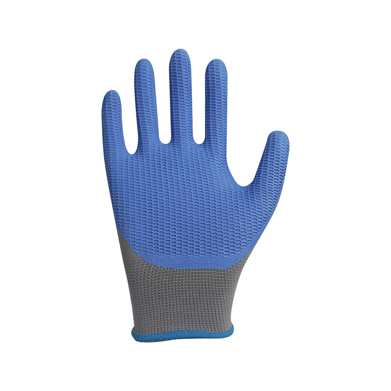 Poliester 13g dengan salutan lateks buih anti slip